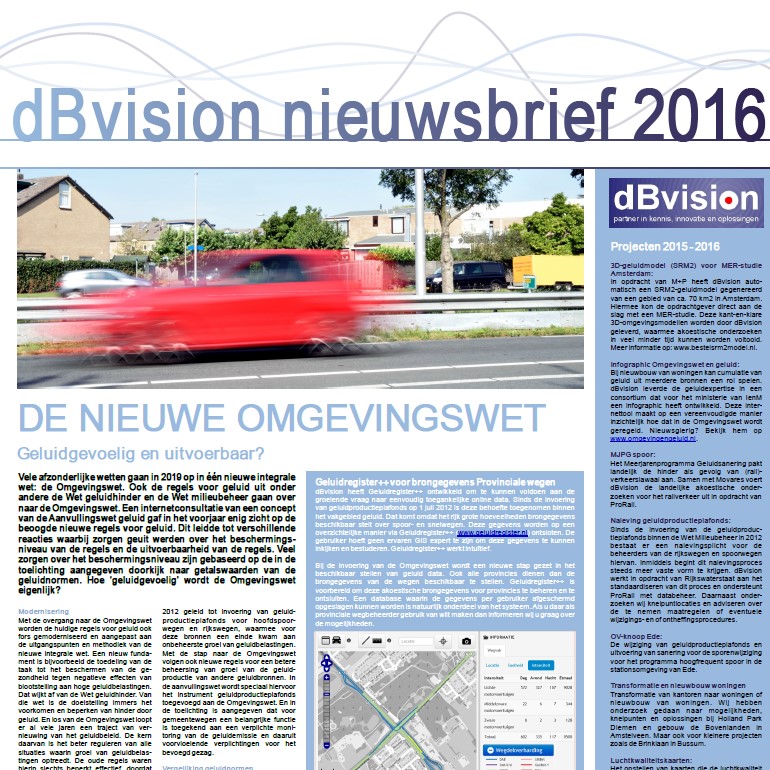 Nieuwsbrief 2016